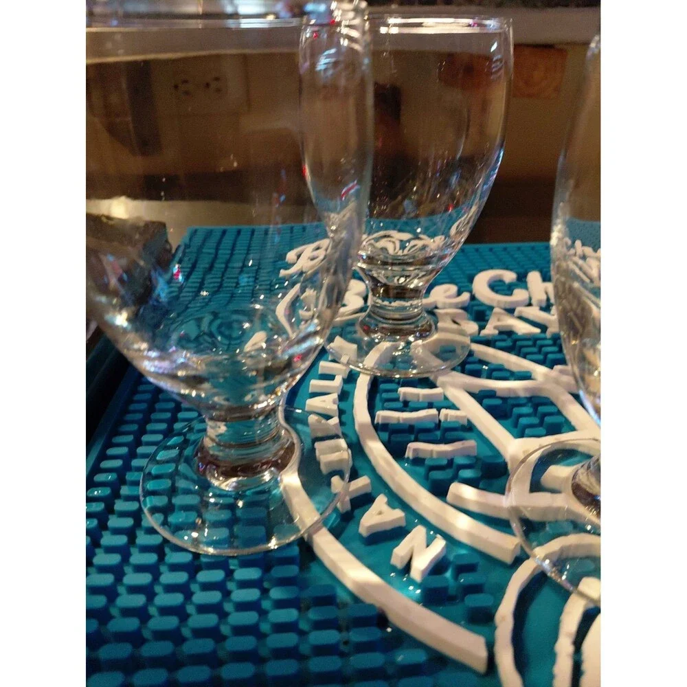 SET OF 4  Small LIBBEY Brandy Glasses 3-3/4 Inches Tall
